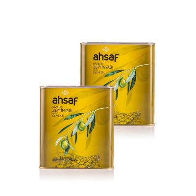 Ahsaf Riviera Zeytinyağı 2L-Teneke (2'li Ekonomik Paket)