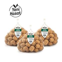 Ahsaf - Ahsaf Kabuklu Chandler Yerli Ceviz (JUMBO/LARGE) 1 Kg File (3'LÜ EKONOMİK PAKET)