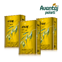 Ahsaf - Avantaj Paketi- Riviera Zeytinyağı 3L -Teneke (3'lü Ekonomik Paket)