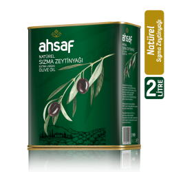 Ahsaf - Natürel Sızma Zeytinyağı 2L -Teneke