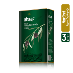 Ahsaf - Natürel Sızma Zeytinyağı 3L -Teneke
