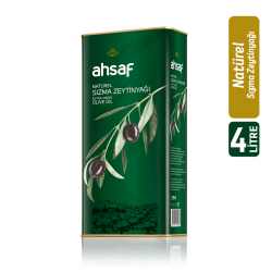 Ahsaf - Natürel Sızma Zeytinyağı 4L -Teneke