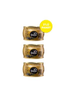 Şems Siyah Yağlı Sele Zeytin - 300 Gr 201-230 Kalibre (3'lü Ekonomik Paket)