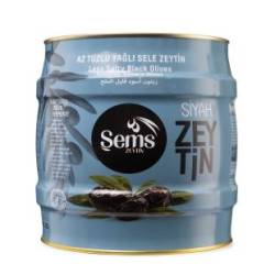 Şems - Şems Siyah Zeytin 2 Kg 261-290 Kalibre ( 4'lü Ekonomik Paket )