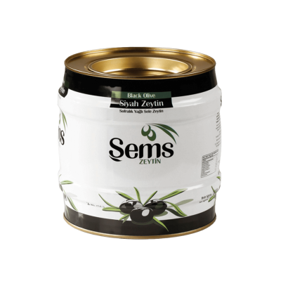 Şems Yağlı Siyah Sele Zeytin 2 Kg 231-260 Kalibre