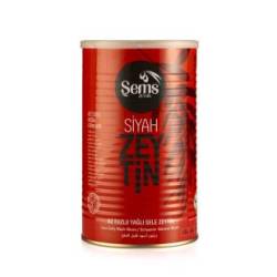 Ahsaf - Şems Yağlı Siyah Sele Zeytin 900 Gr -291-320 Kalibre (6'lı Ekonomik Paket)