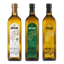 Ahsaf - Soğuk Sıkım Natürel Sızma Zeytinyağı 1L Cam + Natürel Sızma Zeytinyağı 1L Cam - Riviera Zeytinyağı 1L - Cam (3'lü Ekonomik Paket)