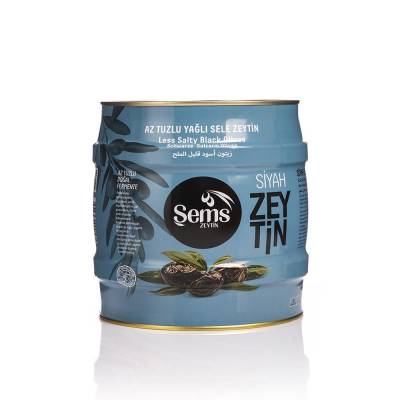 Yağlı Sele Siyah Zeytin 2 kg (261-290) - Kabuklu Badem 1 Kg File